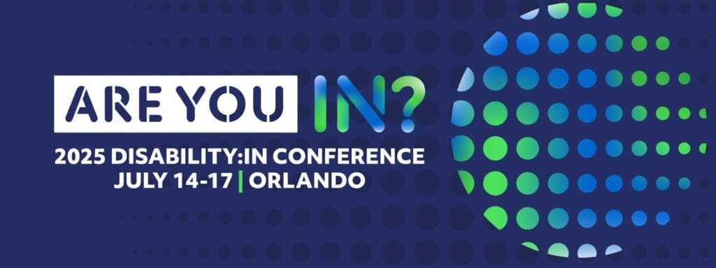 Disability:In conference banner